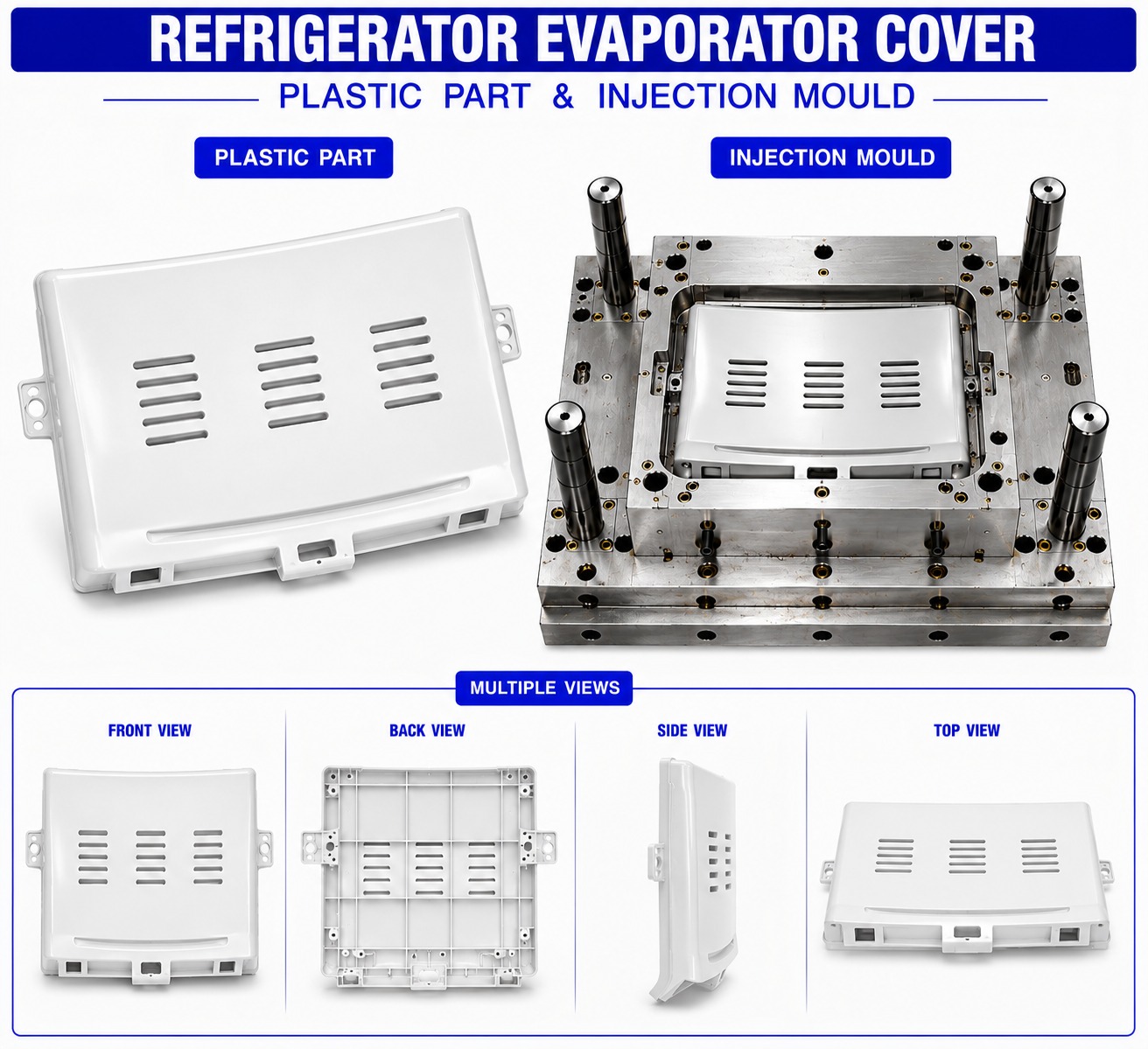 Refrigerator Plastic Evaporator Cover